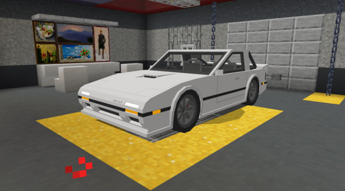 Mazda Rx7 Fc Addon Minecraft Pe Mods Addons