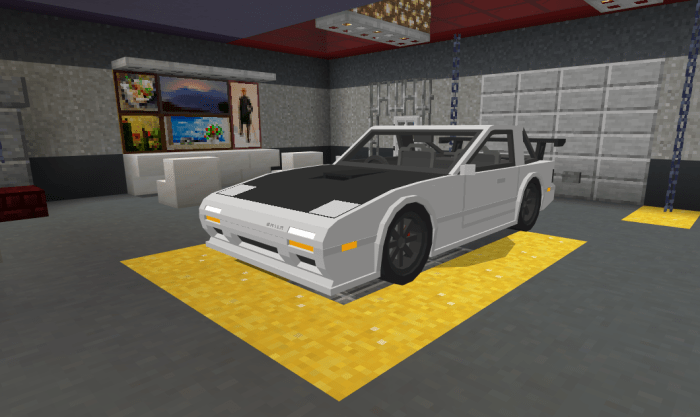 Mazda Rx7 Fc Addon Minecraft Pe Mods Addons