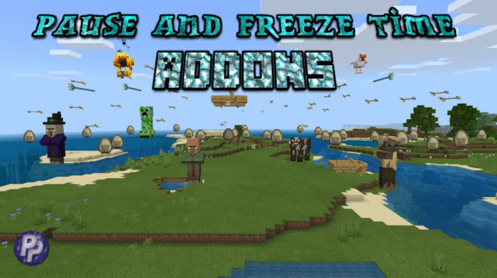 Mod Time Stop Addon for Minecraft