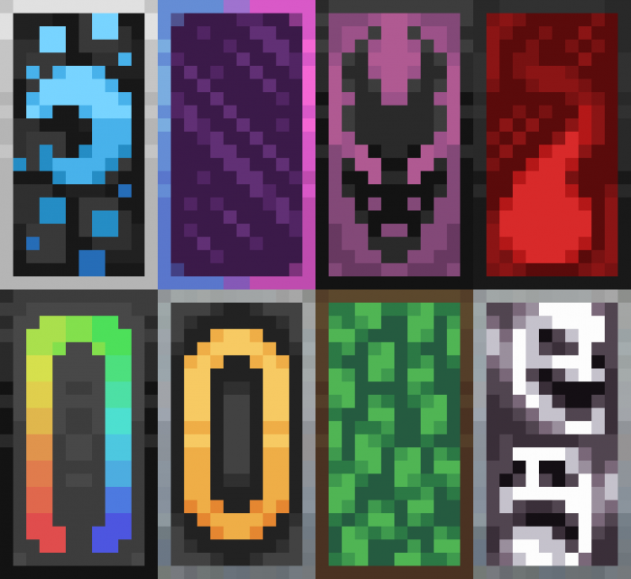 Minecraft Banner Rainbow