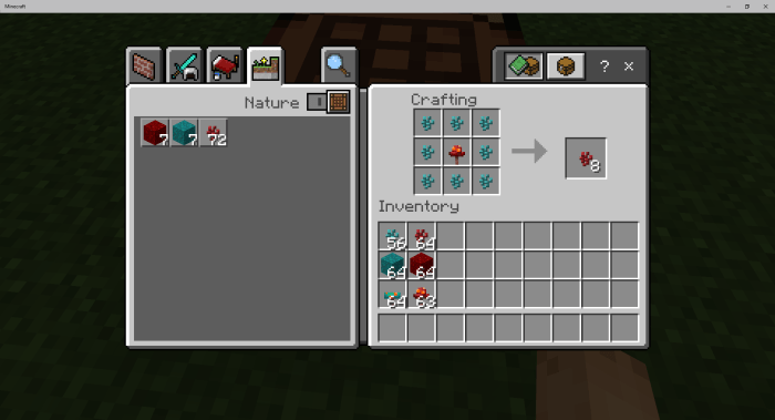 How to craft nether wart block