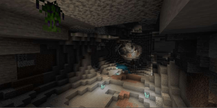 Cave Enhancements Foliage And Machines Update Minecraft Pe Mods Addons