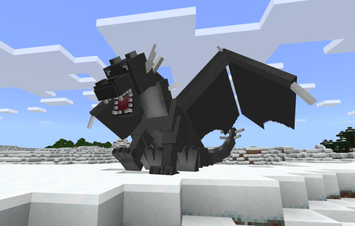 Dragon Add On Minecraft Pe Mods Addons