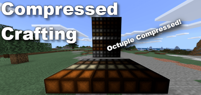 Compressed Crafting Bedrock 1 16 100 Addon Realms Support Minecraft Mod