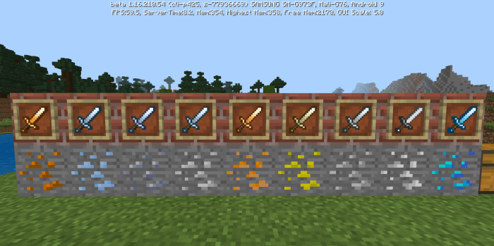 Plus Swords RB Minecraft PE Addon