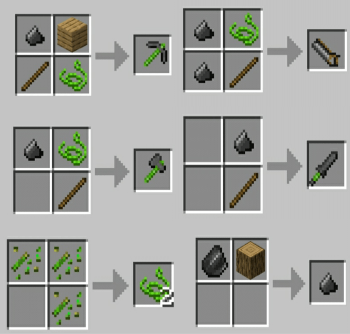 Minecraft Crafting Recipe Mod 1.7.10