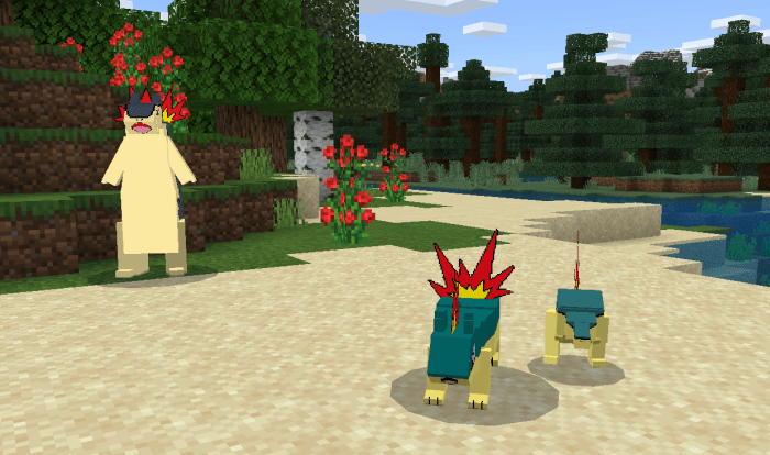 NAGANADEL SHINY vs KARTANA SHINY - ILHA LUCKY PIXELMON MINECRAFT