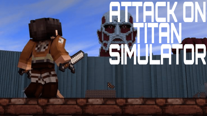Killing Titans in Minecraft Attack on Titan Mod (Download Link in