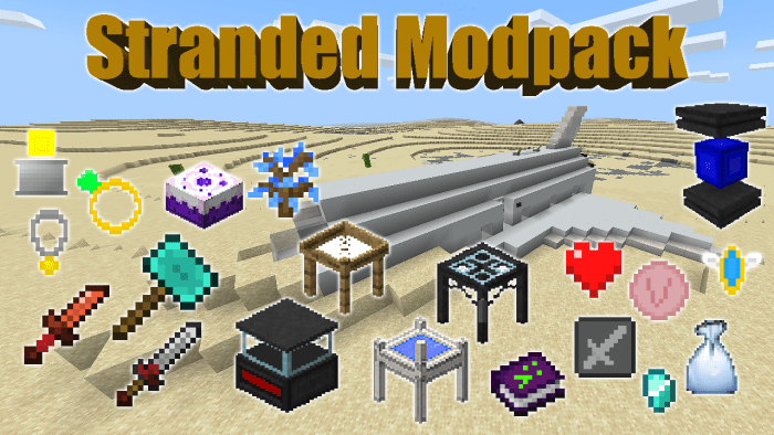 Stranded Modpack Minecraft Pe Mods Addons