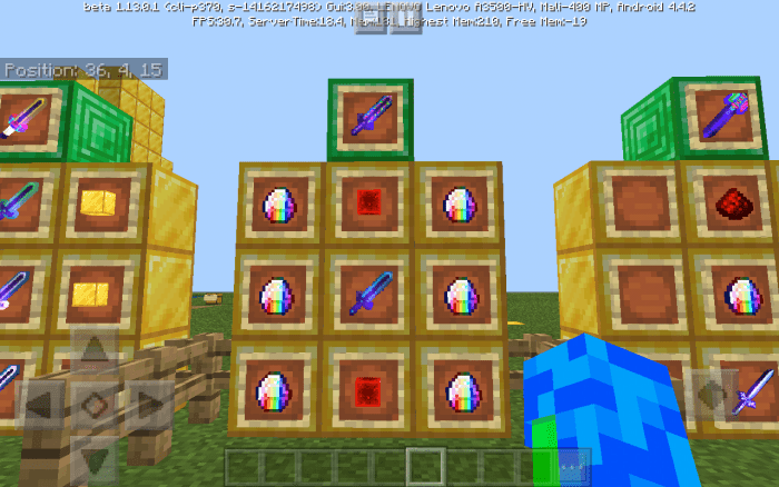 Diamond Rainbow Sword Minecraft