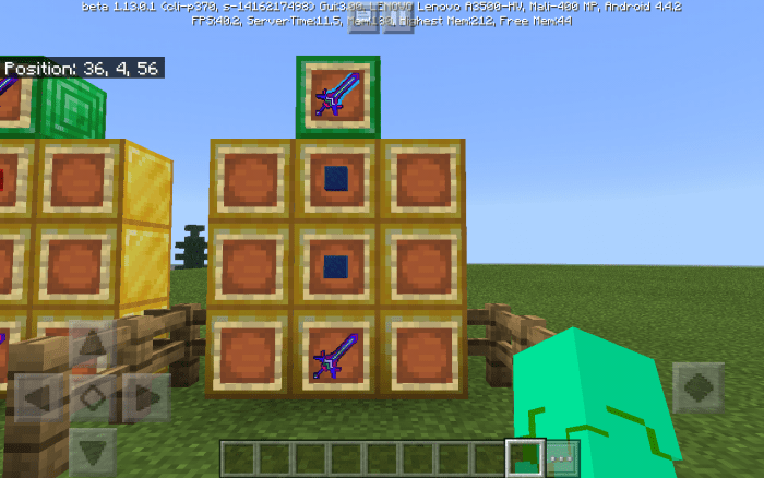 Elemental Swords Addon v20 for Minecraft PE 1.14/1.15/1.16