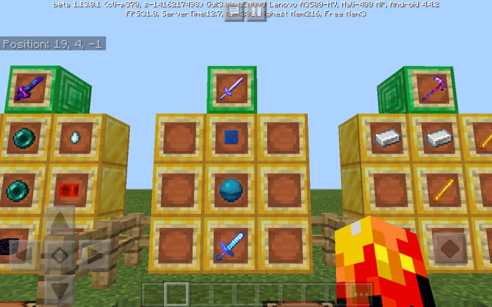 Elemental Swords Mod/Addon For Minecraft PE 1.16.40, 1.14.60