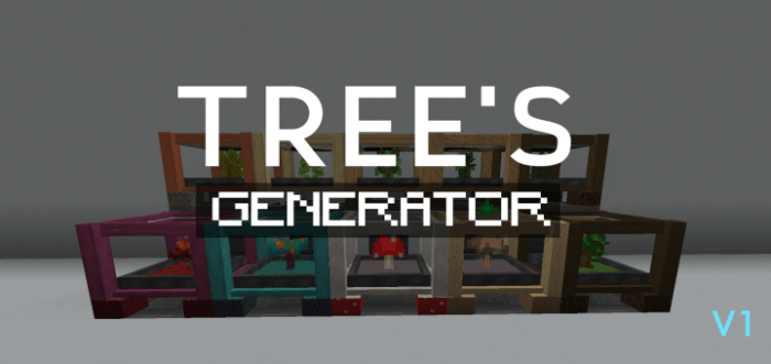 Tree S Generator V1 1 16 100 1 16 201 Minecraft Pe Mods Addons - tree generator roblox morgotj