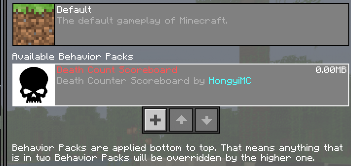 Death Counter Scoreboard Minecraft Pe Mods Addons