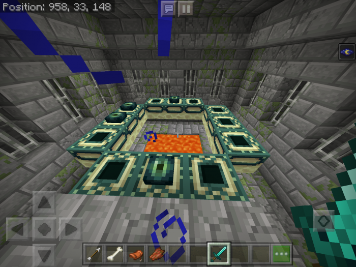 how to find the end portal in a stronghold