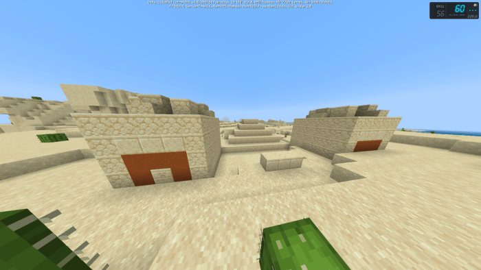 MCPE/Bedrock Savanna Village, Badlands, Mineshaft and Pyramid Seed ...