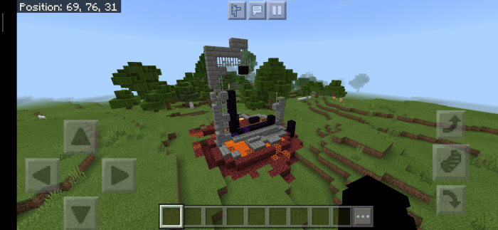 Ruined Nether Portal Seed 1 16 Minecraft Pe Seeds