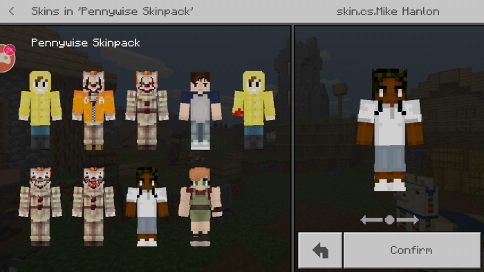 Why not download this skinpack to give off your pennywise experience! 