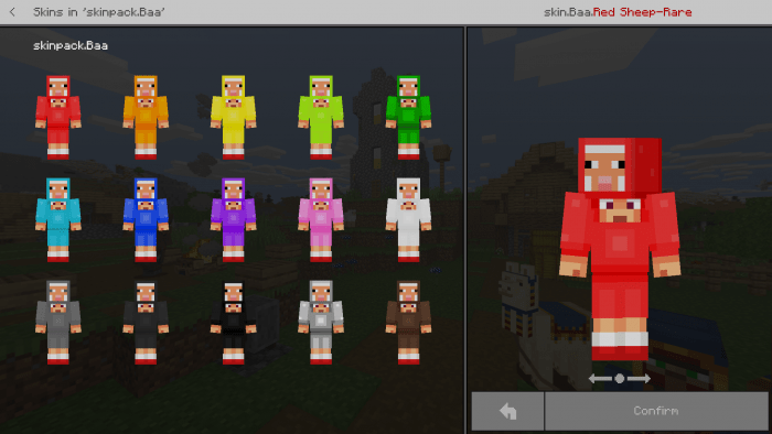 minecraft red sheep