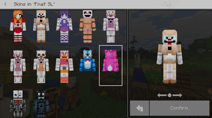 ps4 fnaf minecraft skins