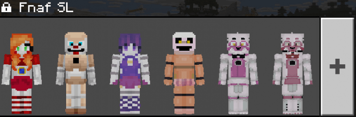 funtime chica fnaf 1 x SL for both java and bedrock Minecraft Skin