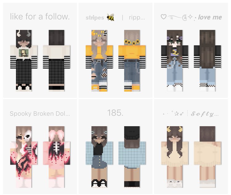 MCPE/Bedrock Aesthetic Skin Pack (Male & Female) – Minecraft Skins –  MCBedrock Forum