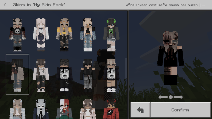 cute mc skins for men