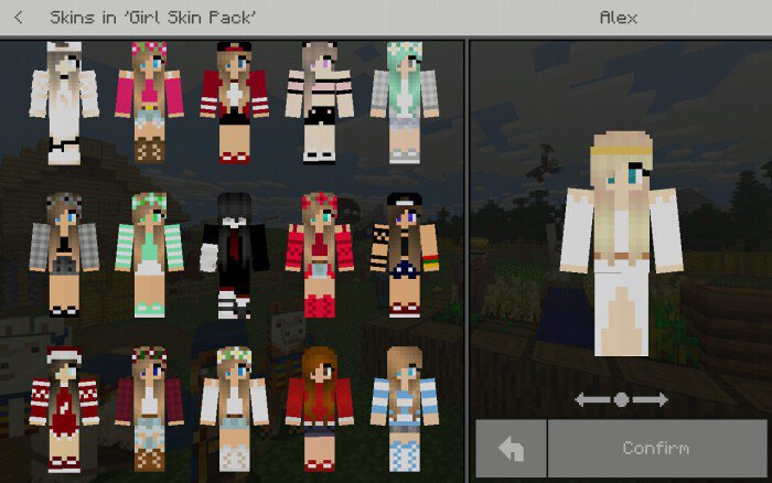 cute mcpe skin