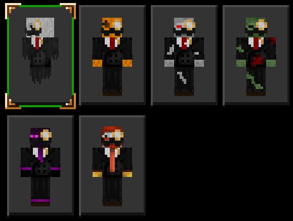 Devito's incredible creative killer skins Minecraft Collection