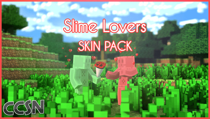 Slime Lovers Skin Pack Minecraft Skin Packs