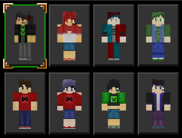 Gamer Minecraft Skins