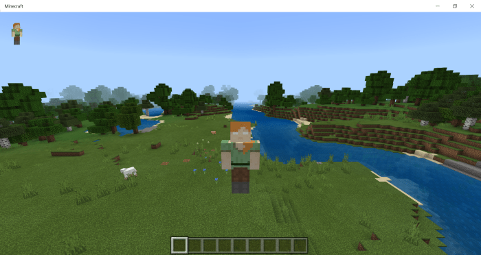 Bandit Herobrine Skin for Minecraft PE 1.20.15, 1.19.83