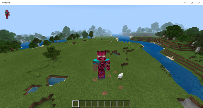 Hawaii Herobrine (Java and bedrock) Minecraft Skin