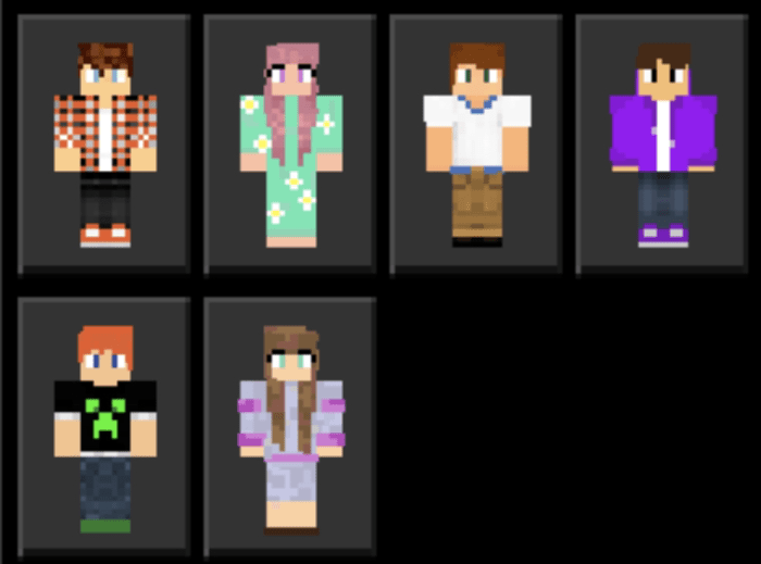 Casual Skin Pack - Minecraft Skin Pack