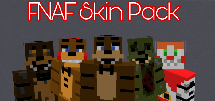 Nightmare (FNAF World) Minecraft Skin