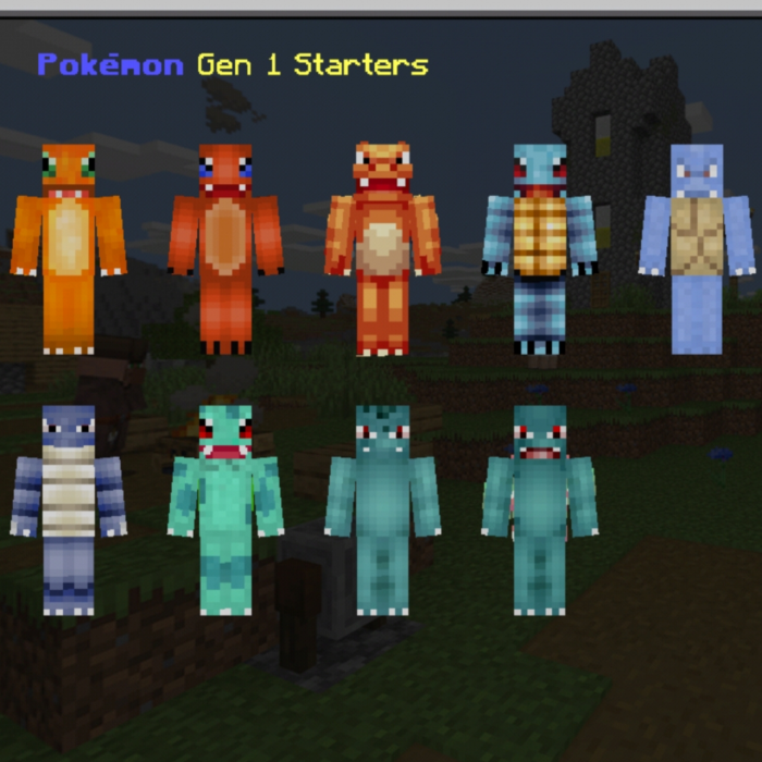 Pokemon Minecraft Skins