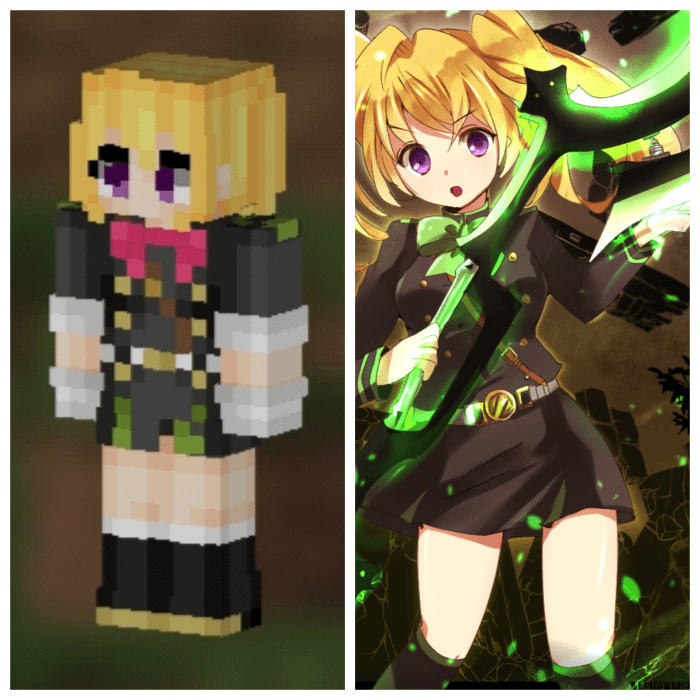 vampire girl minecraft skin