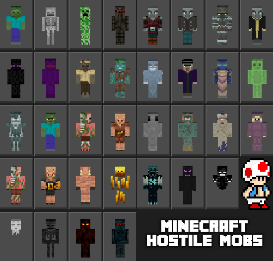 Minecraft Legends Mob Guide Complete List Of Friendly And Hostile Mobs