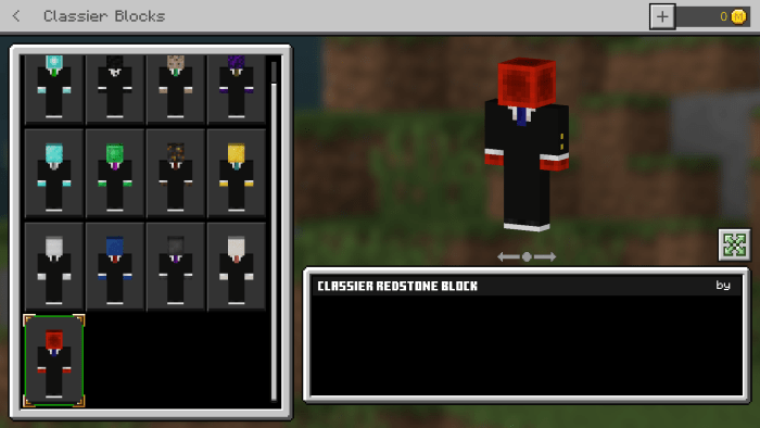 Redstone Block Skin Minecraft Skin