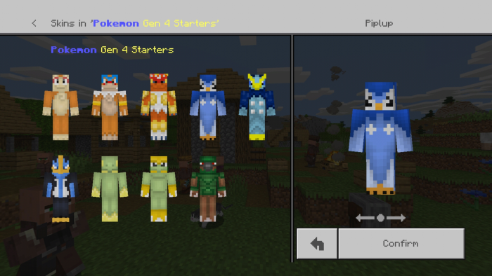 Pokémon Minecraft Skins