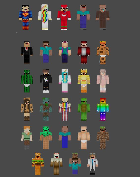 minecraft derp skin pack minecraft