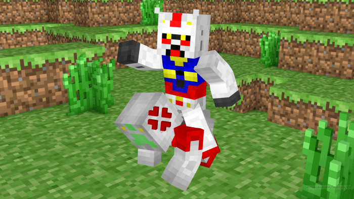 Mobile Suit Gundam Universal Century Skin Pack Minecraft Skin Packs