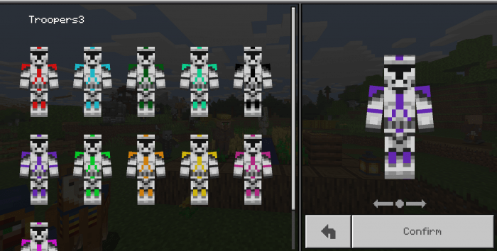 Mcpe Bedrock Colorful Troopers Starwars Skin Pack Minecraft Skins Mcbedrock Forum