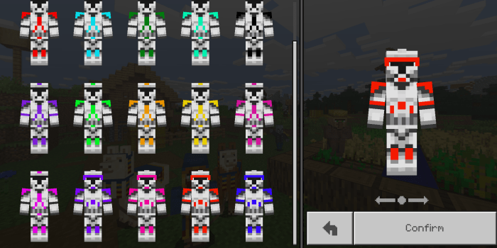 Colorful Troopers Starwars Skin Pack Minecraft Skins Mcbedrock Forum