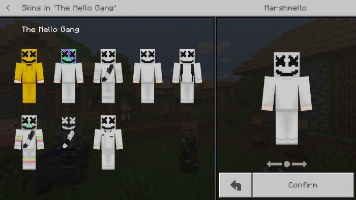 Marshmello Minecraft Skins