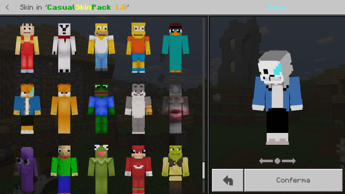 Casual Skin Pack 1.8 UPDATE Minecraft Skin Packs