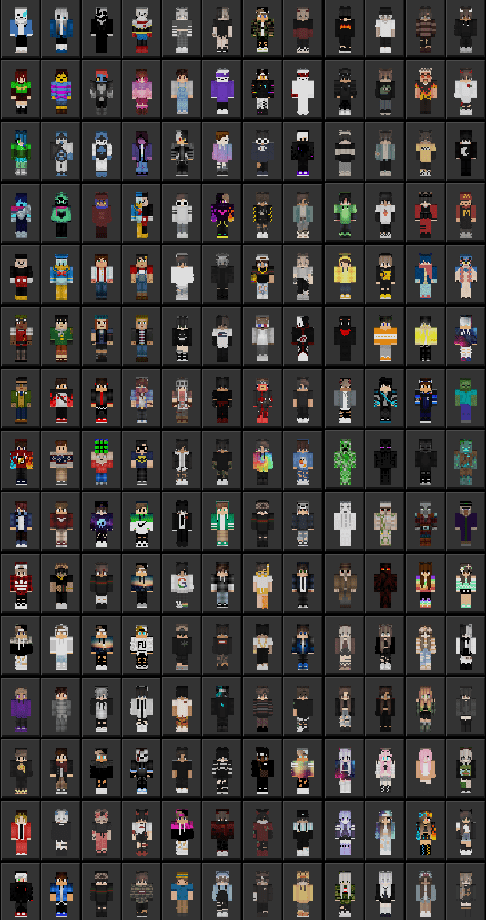 Casual Skin Pack 4 5 Halloween Update Minecraft Skin Packs - thanos roblox shirt template do you get robux from making