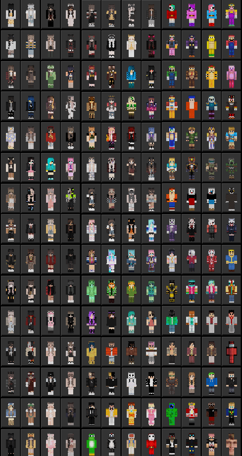 Casual Skin Pack 4 5 Halloween Update Minecraft Skin Packs - thanos roblox shirt template do you get robux from making