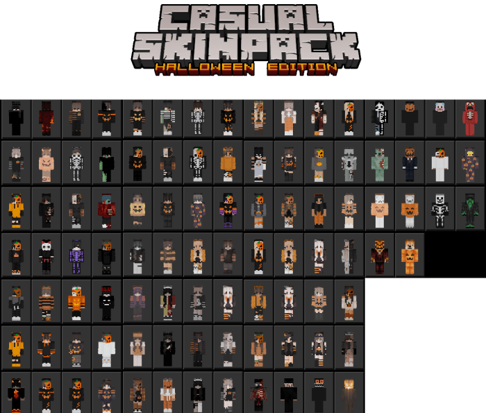 Casual Skin Pack 6 6 95 Skins Minecraft Skin Packs