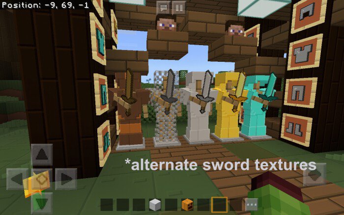 Download Sword Texture Pack Minecraft Bedrock: MCPEDL